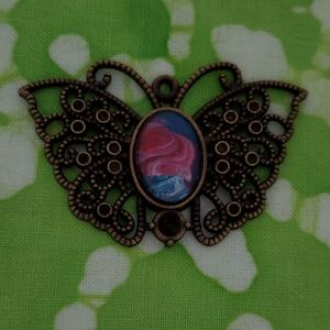 Handmade Butterfly Pendant Necklace